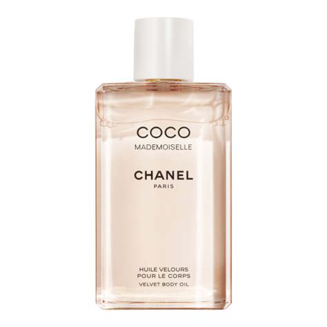 coco chanel velvet body oil.